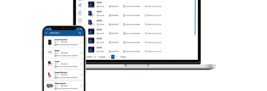 Gestion du matériel informatique dans K inventory mobile et desktop